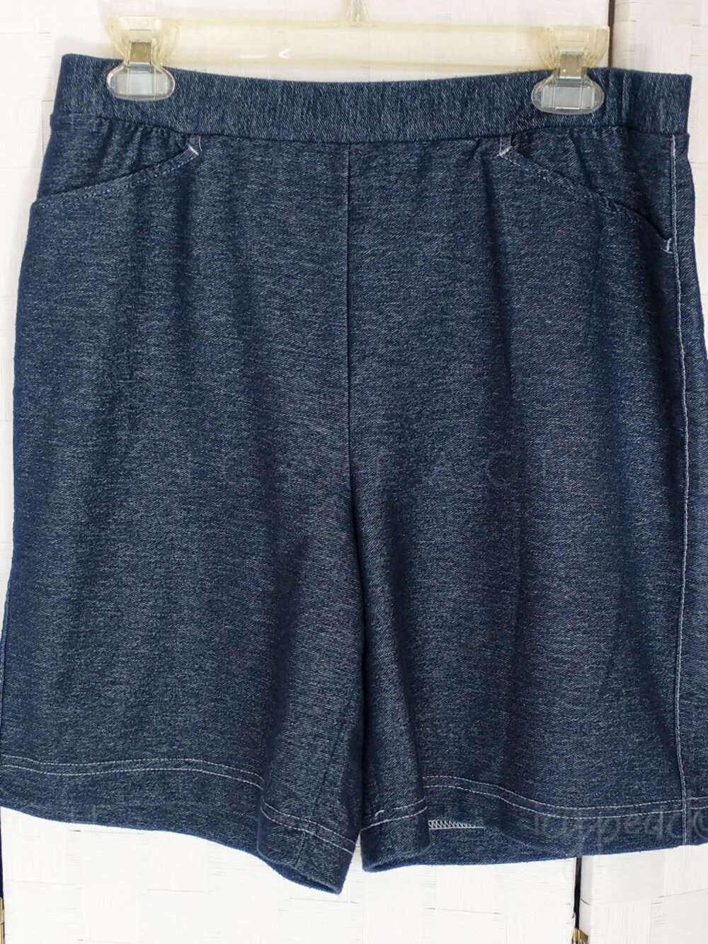 Weekenders Shorts Medium Blue Vintage 90s High Rise Coastal Grandma Lagenlook